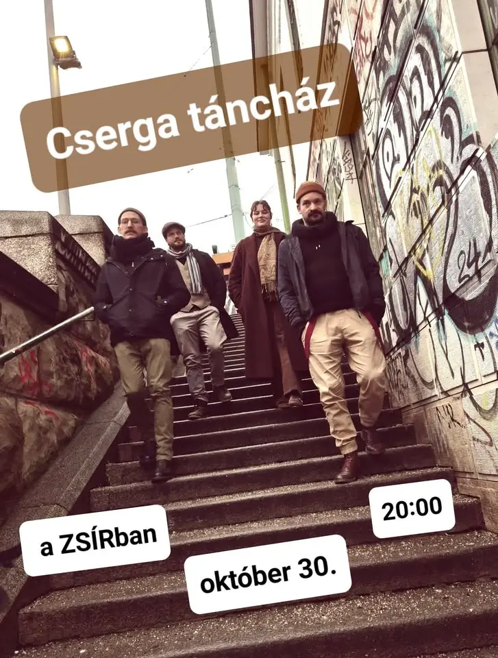 Cserga táncház koncert Budapesten (Zsír)